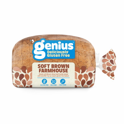 GENIUS Gluten Free Brown Farmhouse Loaf