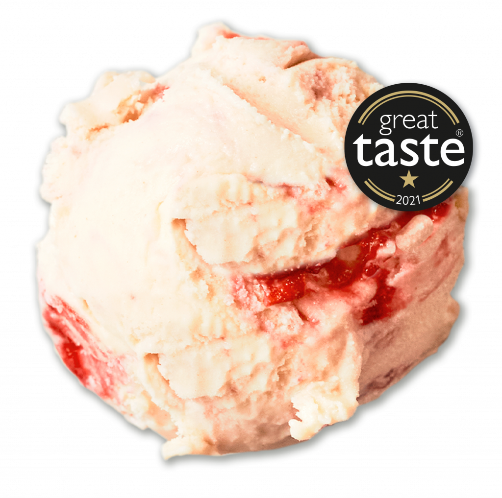 HACKNEY GELATO Strawberry & Clotted Cream Gelato