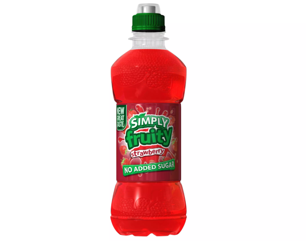 SIMPLY FRUITY Strawberry Juice 'No Added Sugar'