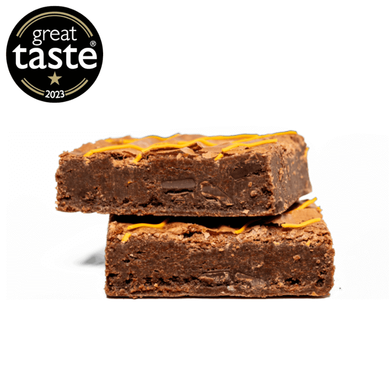 THE HOMEMADE BROWNIE COMPANY Chocolate Orange Brownie