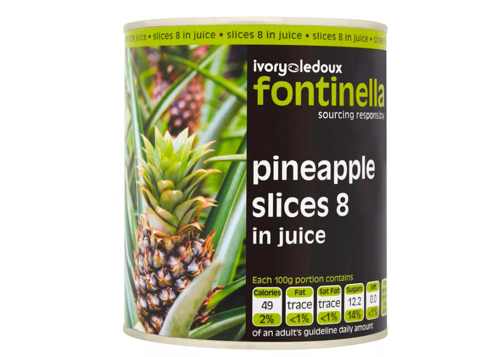 FONTINELLA Pineapple Slices In Juice