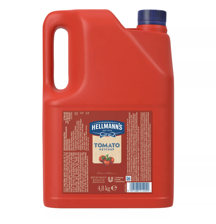 HELLMANN'S Tomato Ketchup Jerry Can