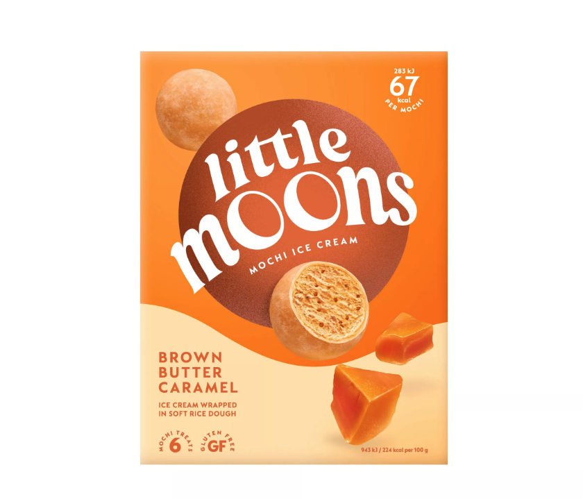 LITTLE MOONS Brown Butter Caramel Mochi