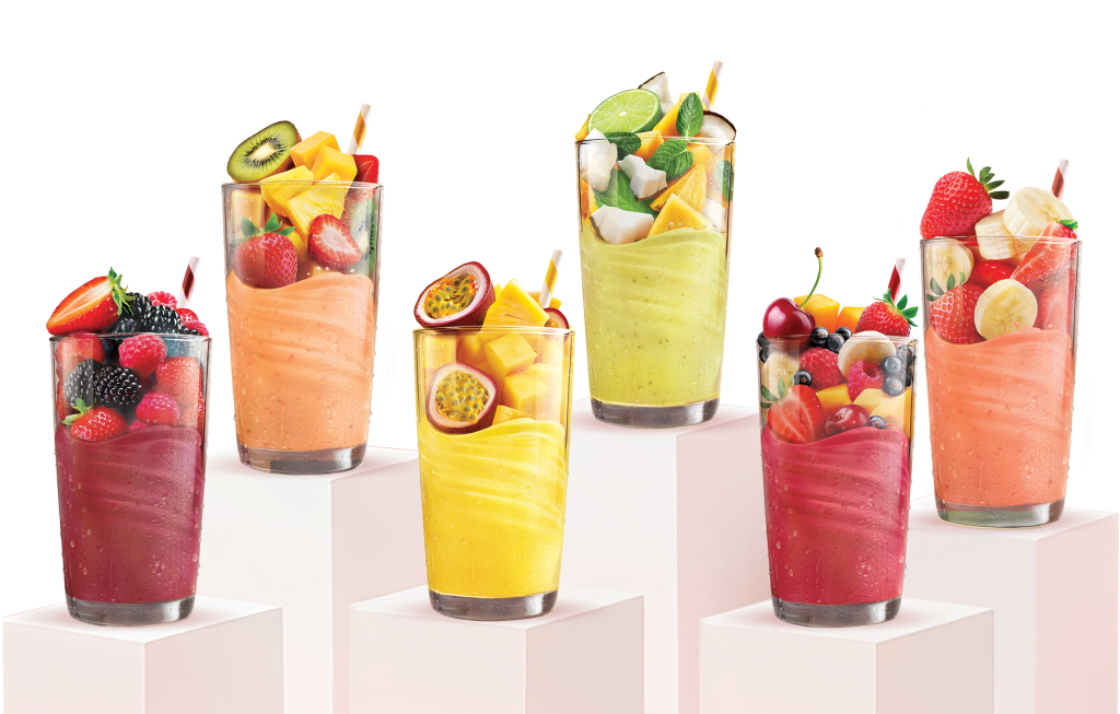 LOVE STRUCK Fruit Smoothies Mixed Top 6 Fruit
