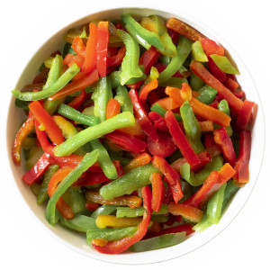 GREENS Sliced Mixed Peppers - Red & Green