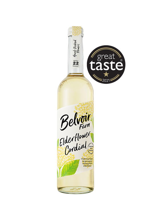 BELVOIR FARM Elderflower Cordial  (Glass Bottle)