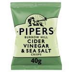 PIPERS Burrow Hill Cider Vinegar & Sea Salt Crisps